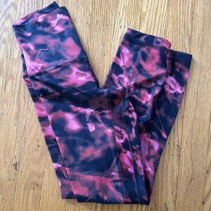 Lululemon Align high rise crop 23’’ color intensity pink blossom size 0 zero